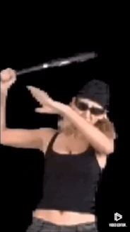 Baseball Bat Terrorist's death (slow-motion).