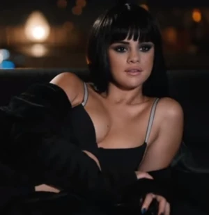 Selena Gomez as the Brunette Stalker