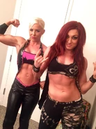 Dana & Becky.jpg (74 KB) Becky Lynch backstage with the evil Dana Brooke