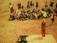 Venus enjoys watching the whipping of the slaves