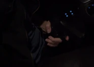 A close up of Jessica's gun before Travis' murder