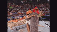 Torrie Wilson vs. Dawn Marie - Bikini Pilgrim Fasion Show- SmackDown, Nov. 28, 2002 2.gif