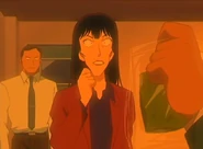 Keiko, shocked at the evidence provided by the police