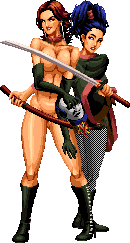 Tsukiyo Nekogami and Azami by Metal Warrior