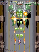 Attacking the final boss.