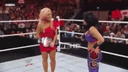 Melina delivers a slap to Natalya