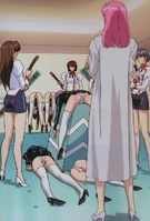 White Delmos punishing Black Delmos for failure