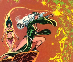 Jennifer drains Ashiya's power (scan mod)