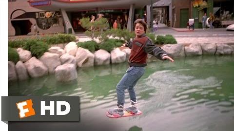 Back to the Future Part 2 Hover Board Chase (1989) HD