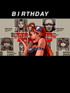 The now-once-again-free woman laughs in front of her family's wanted posters as the game comes to an end.