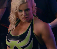 Taya's sinister scowl