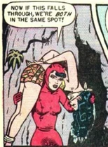 She packs Lona back to the lair.