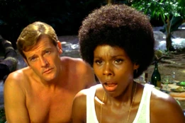 James Bond and Rosie Carver