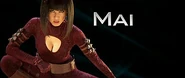 Mai in the promotional art