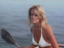 Enraged Caroline turns to face Lacy (Dorrie Thomson)