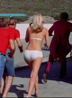 During her escapement...