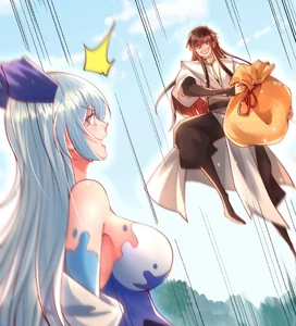 "You sucked all my water away?!"