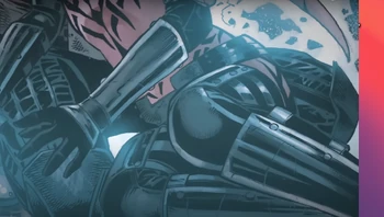 Some nice attire as she prepares to lose for the first time