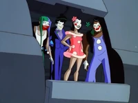 Ready to cause some carnage with her gang