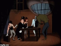 2j34us.gif (2.79 MB) Raven gives penguin a suitcase full of money to the villains