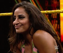 Aliyah Villainess.jpg (79 KB) Aliyah's evil smile during her NXT heel turn