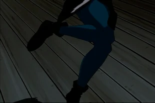 Showing off her toned legs