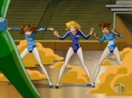 Clover and two of them preparing to fight