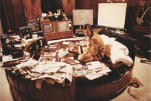 Hugh Hefners playboy bed