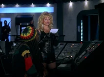 Medusa examines a picture of the young ninjas