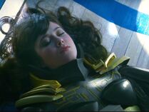 Gwen Grayson unconscious