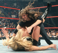 WWEStephanieMcMahon05.jpg (450 KB) In 2001 Stephanie and Trish feuded over the evil blonde's relationship with Stephanie's father