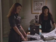 Carson puts her new puppet to work, beginning to give her orders in a more authoritative tone "Get ready. We leave for the site in ten minutes."