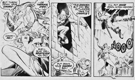 Salome takes Taramis as a hostage