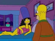 ...and even in the bedroom dressed as Marge