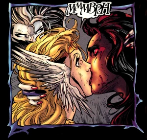Smal-Aquiessence - Forced Kiss merge 2.png (1.46 MB) Lady Death forces the stunned Aquiessence to kiss Demonatrix
