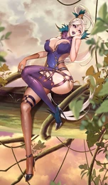 Aizuna coverart.png (9.31 MB) Aizuna, featured on the cover of chapter 7, ‘forest nymph’ concept