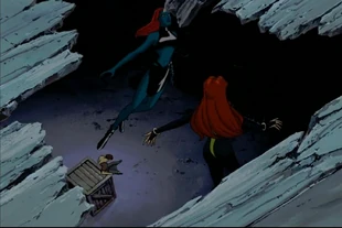 Furiously trying to figure out how Jean Grey is superior to her while being thrown