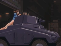 Blue Delmos preparing to attack