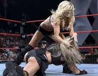 Toying with Ashley in a match