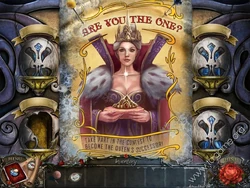 One of the posters the Queen used to lure the victim to her castle