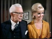Lisa and Alfred (Diane McBain with Alan Napier)