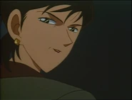 Eiko's smirk after planting the footprints