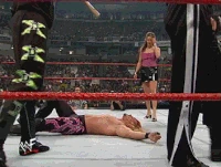Stephanie McMahon RAW 10 July 2000 G02.gif (2.44 MB) RAW 10th July 2000: Stephanie taunts the fallen Jericho