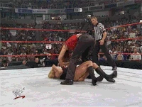 RAW 10th July 2000: Lita humiliates the evil Trish by ripping her top off during their match