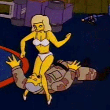 Miss Goodthighs The Simpsons The Female Villains Wiki Fandom