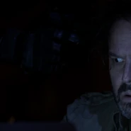 Jen's gloved hand as she prepared to kill Matt