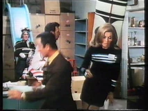 Sonja collapses (Nancy Kovack and Don Adams)
