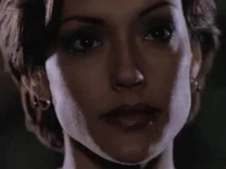 The evil Ashley Fallon transforming into a wendigo