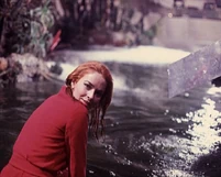 KarinDor2.jpg (69 KB) Karin Dor on the set after "Helga" has been eaten alive.