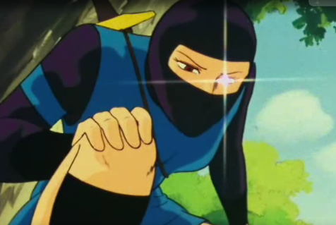 anime masked ninja girl